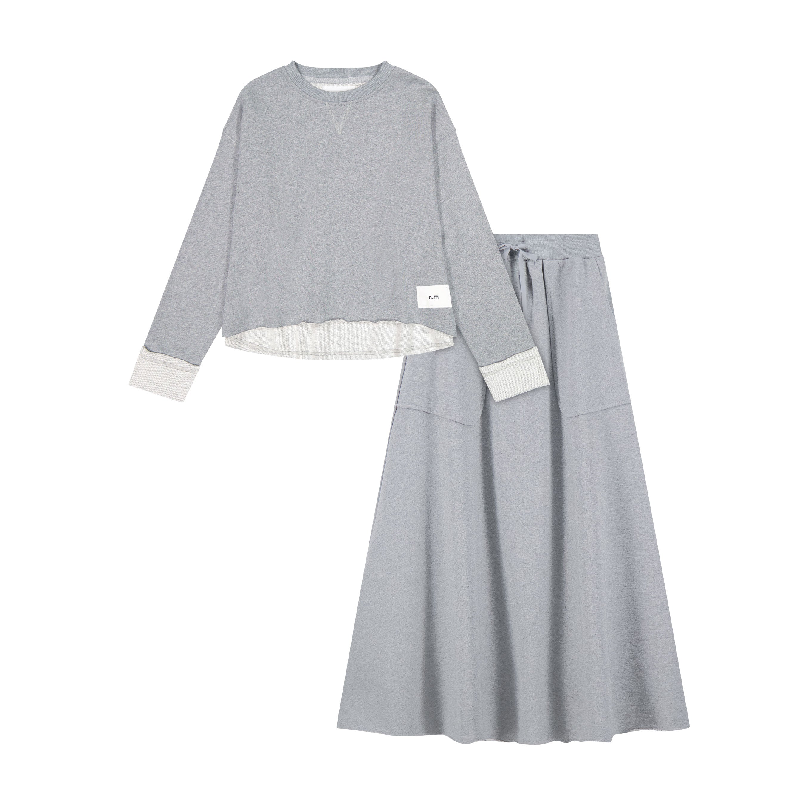 French Terry Set - Heather Grey