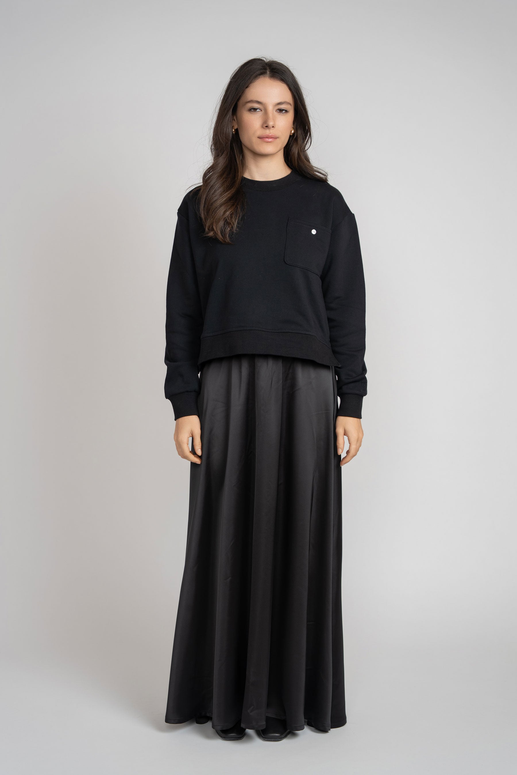 Front Silk Back Top