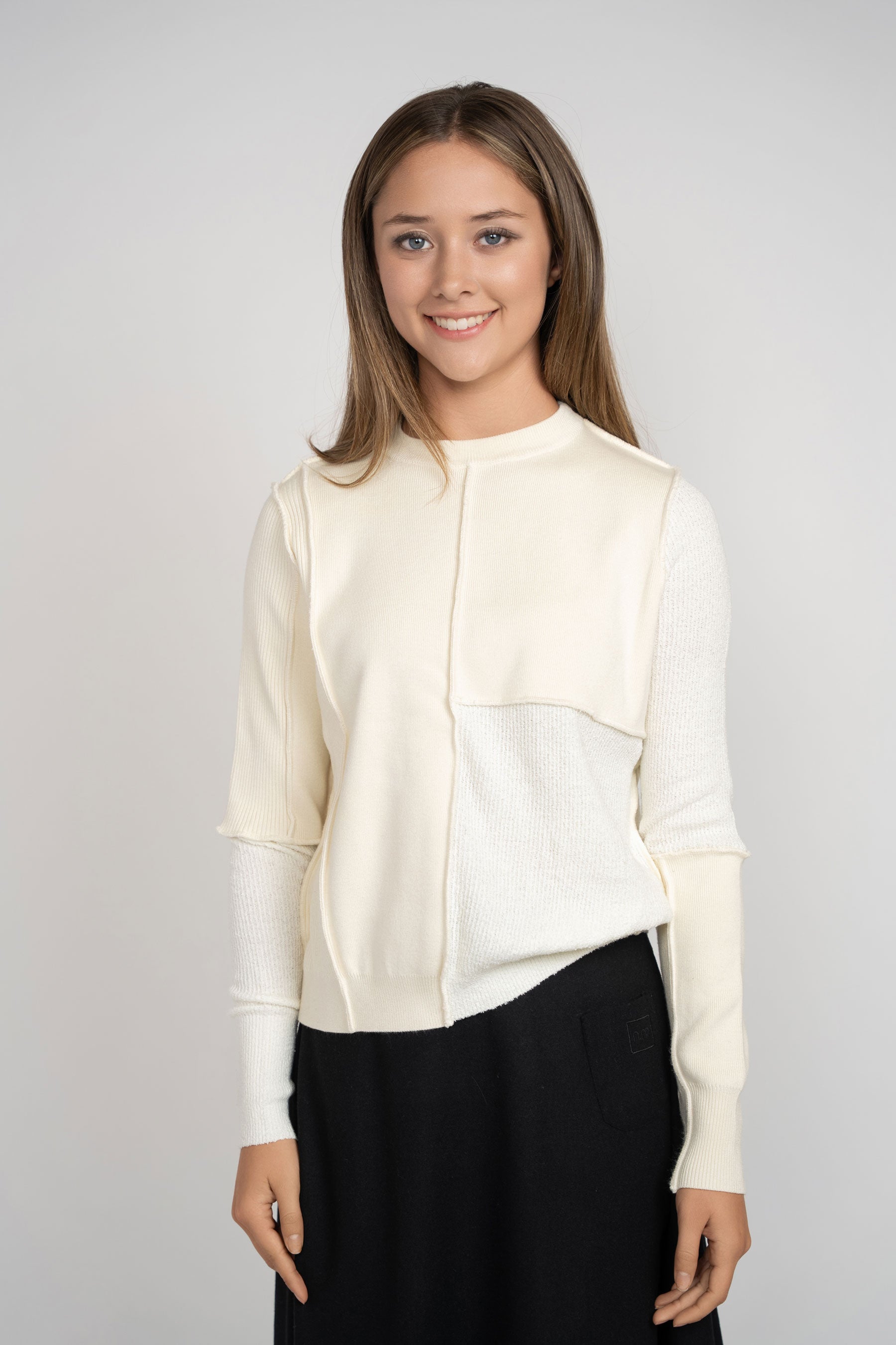 Wool Circle Skirt - Black