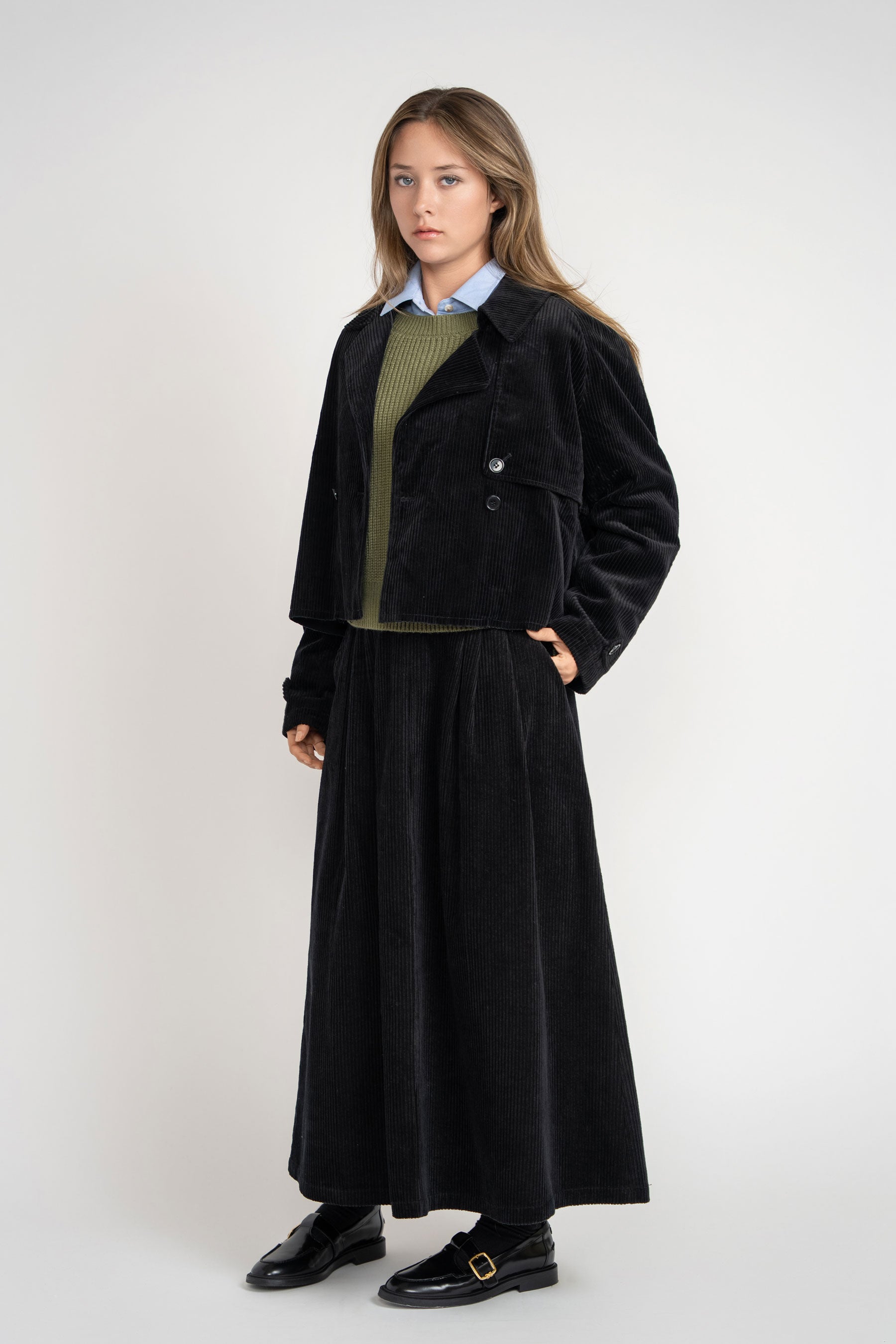 Corduroy Jacket - Black