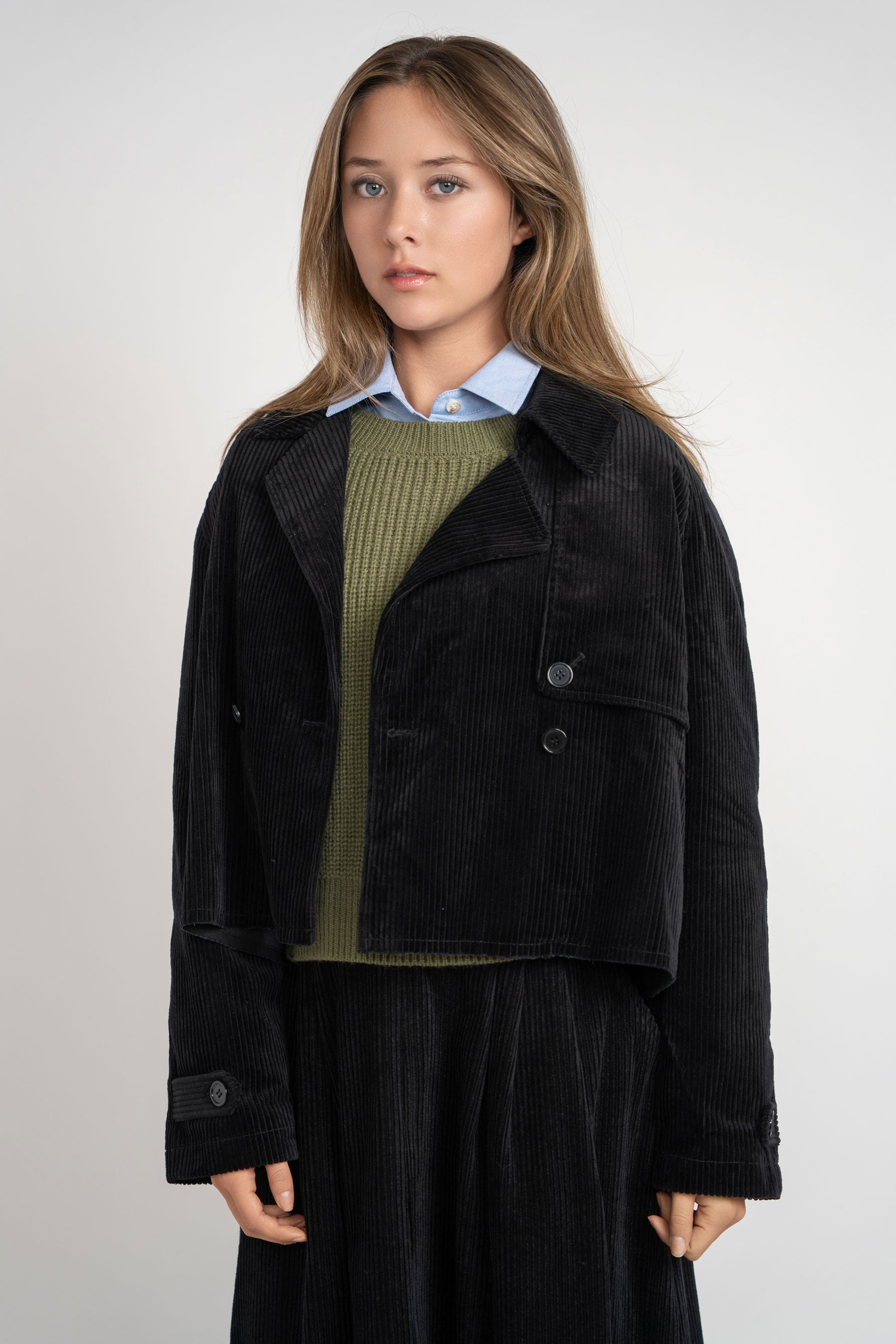 Corduroy Jacket - Black
