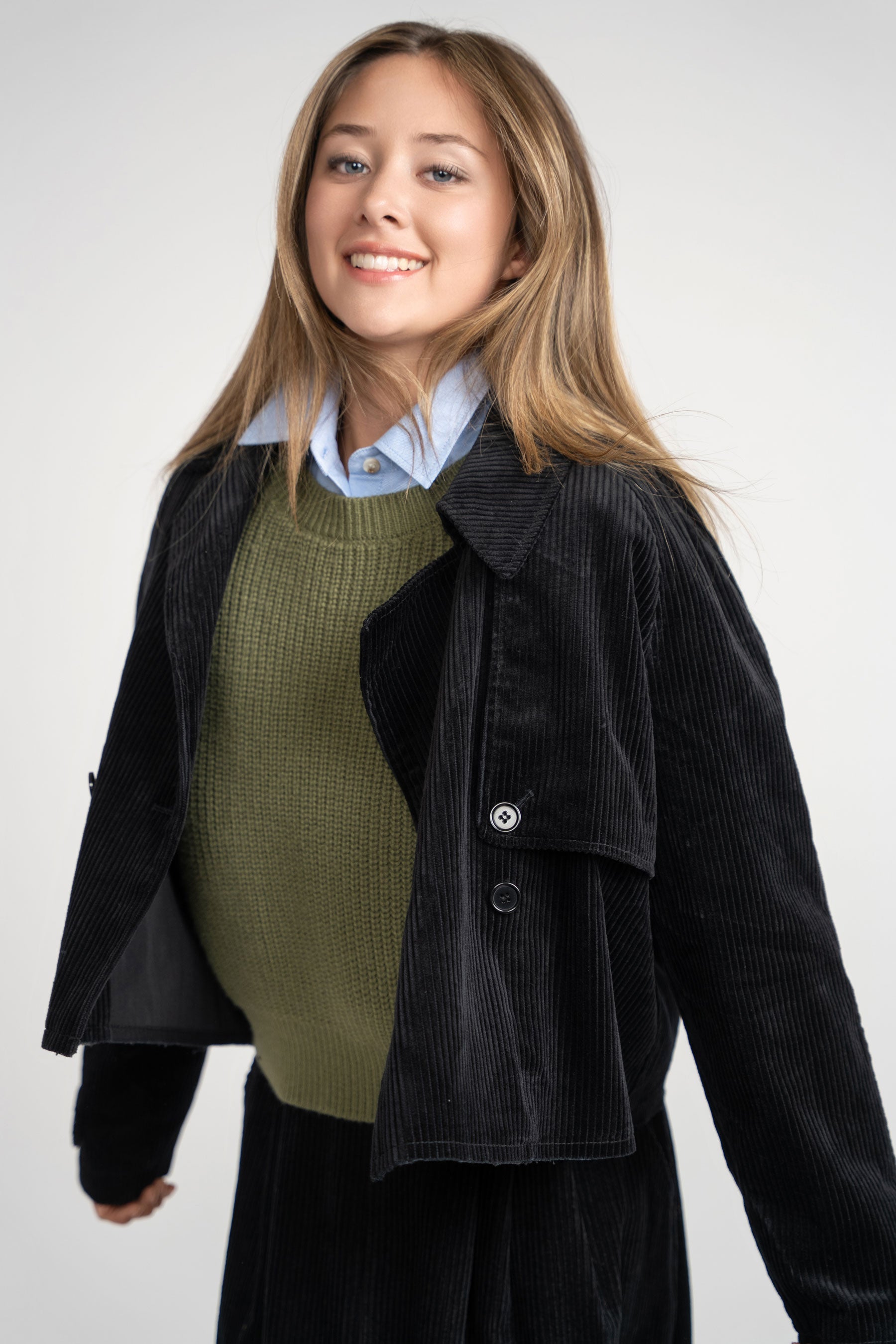 Corduroy Jacket - Black