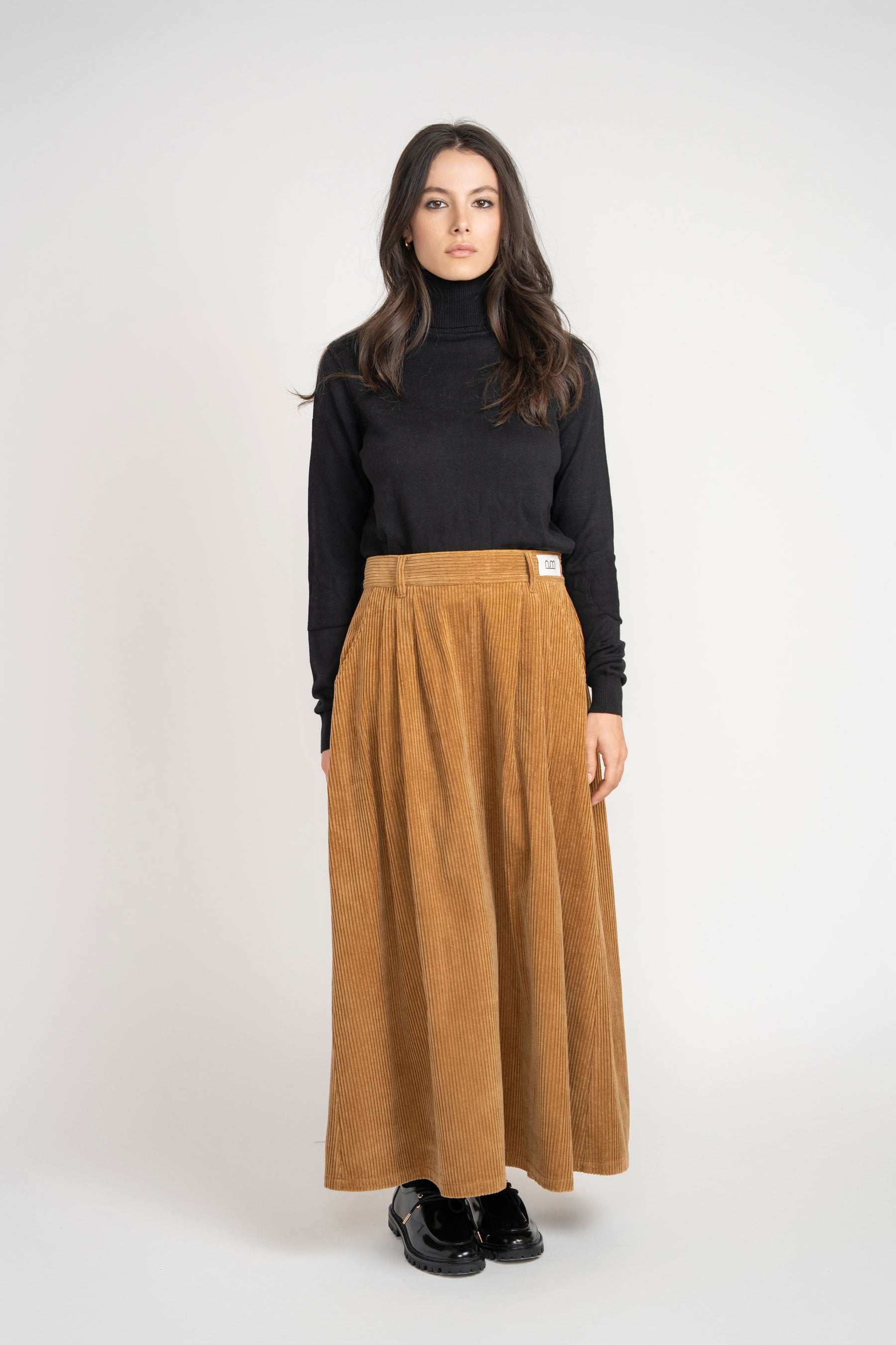 Knit Turtleneck Sweater - Black