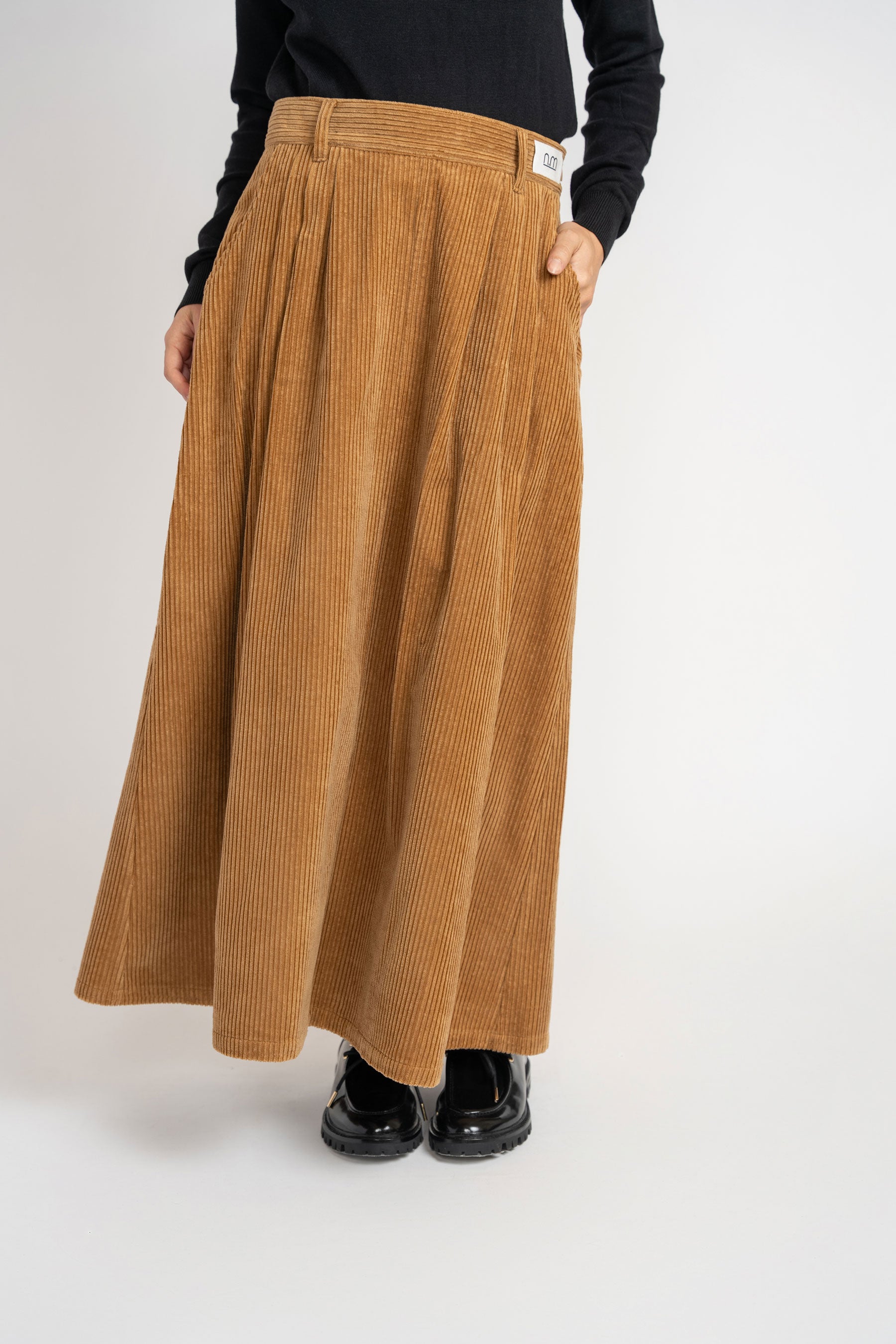 Corduroy Skirt - Beige