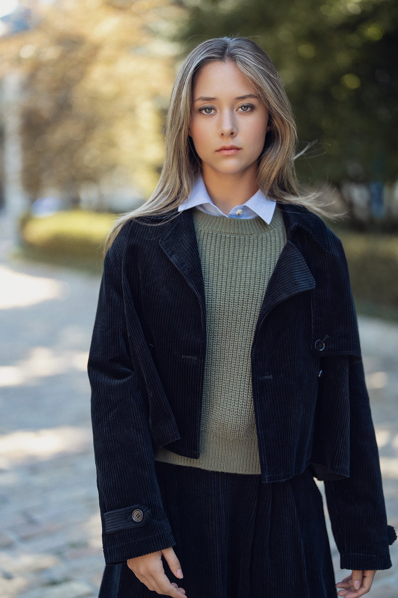 Corduroy Jacket - Black